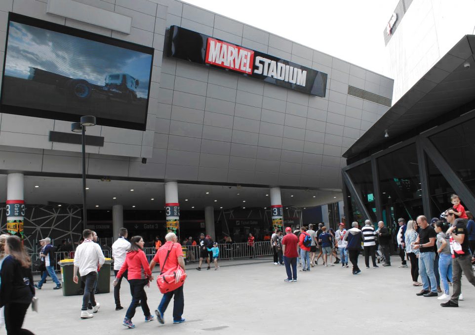 Amaze conducted an environmental audit of Marvel Stadium