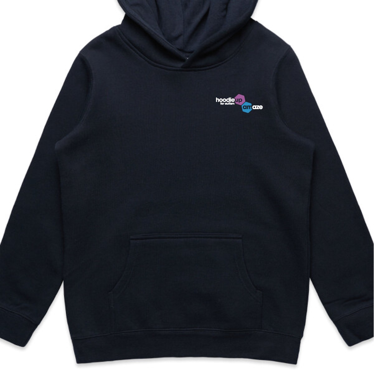 Diversity pullover hoodie - kids - navy or grey - Image 4