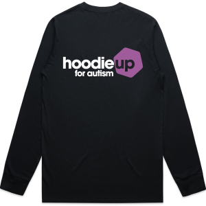 Hoodie Up long sleeve t-shirt - mens - navy