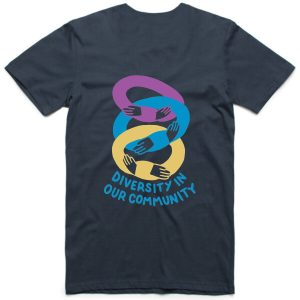 Diversity t-shirt - mens - navy