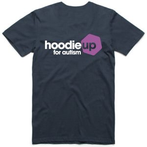 Hoodie Up t-shirt - mens - navy