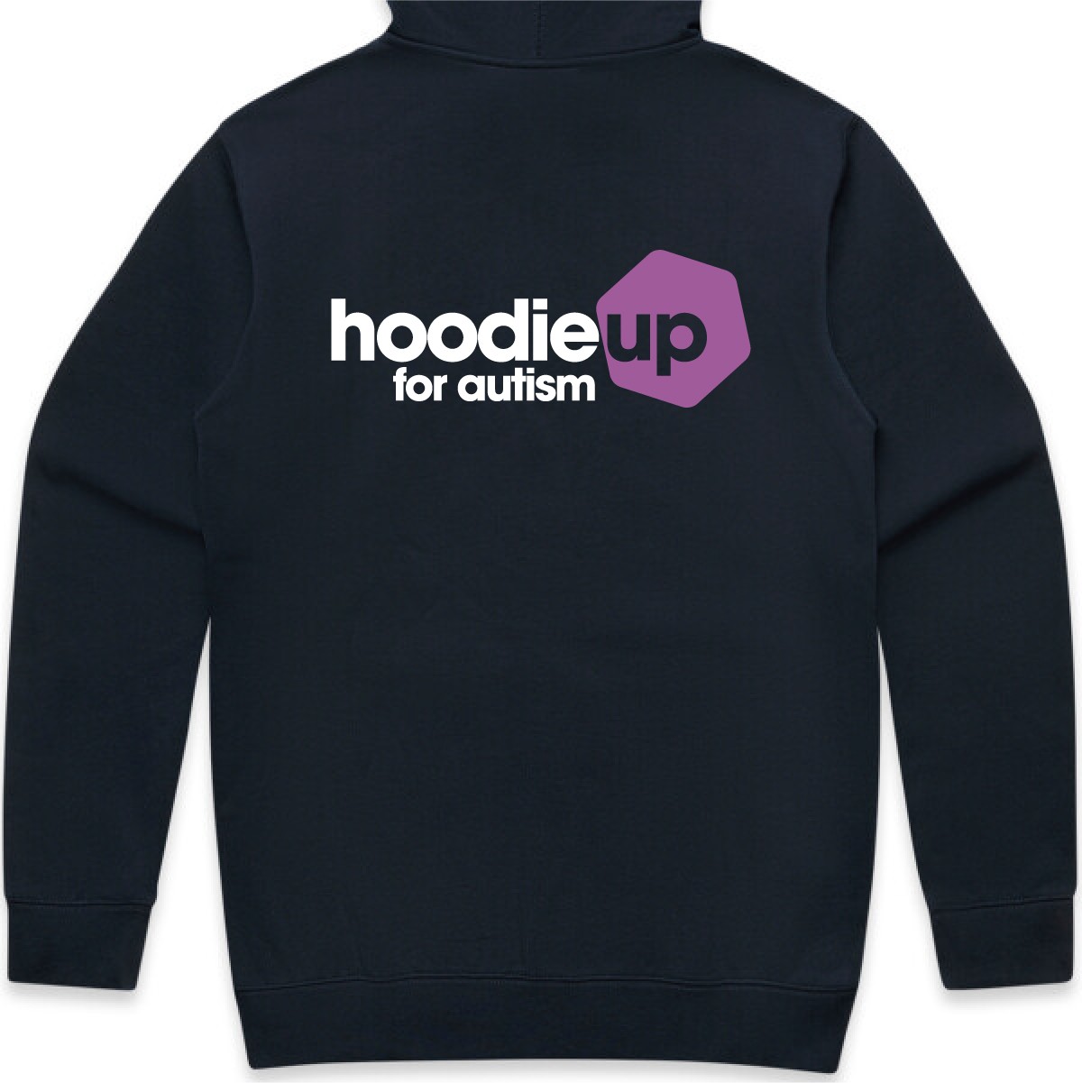 Hoodie Up zip up hoodie - unisex - navy or grey - Image 3